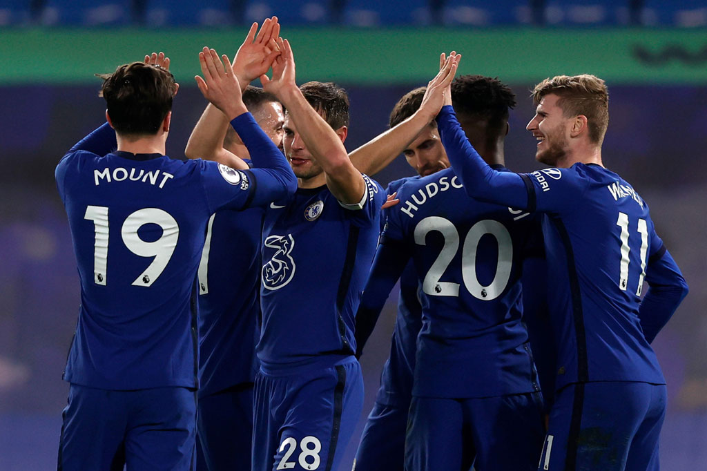 Werner, yang sulit mendapat kepercayaan pada fase akhir kepelatihan Frank Lampard, menggandakan keunggulan The Blues pada menit ke-31 saat ia menerima bola untuk kemudian diarahkan ke tiang jauh. Itu merupakan gol perdana Werner di liga sejak awal November.