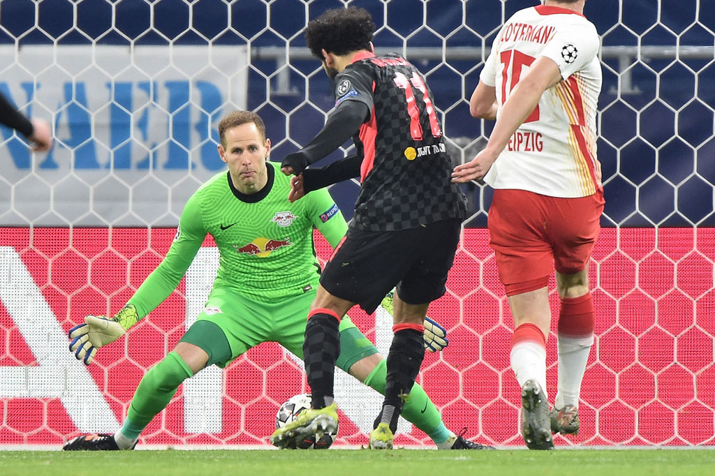 Salah akhirnya membawa tim tamu unggul pada menit ke-53 setelah memanfaatkan kesalahan umpan Kevin Kampl yang berniat memberikan backpass ke Lukas Klostermann. Tetapi Klostermann terpeleset dan bola dikuasai Salah untuk diselesaikan dengan sempurna.  