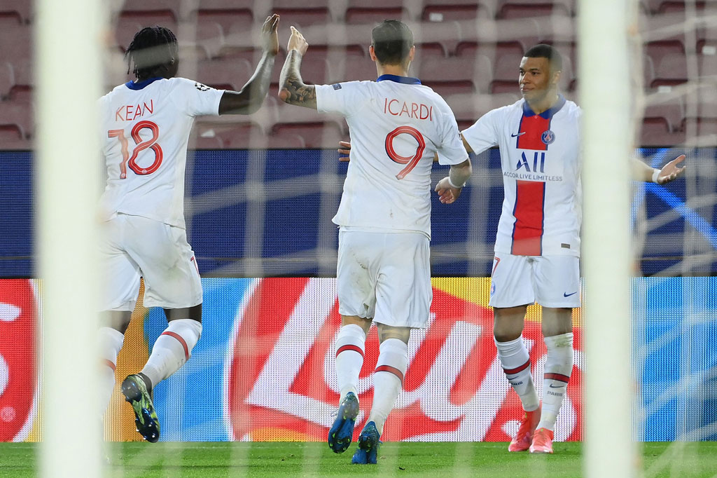 PSG langsung merespons gol tersebut. Enam menit berselang mereka berhasil menyamakan kedudukan lewat gol Kylian Mbappe.