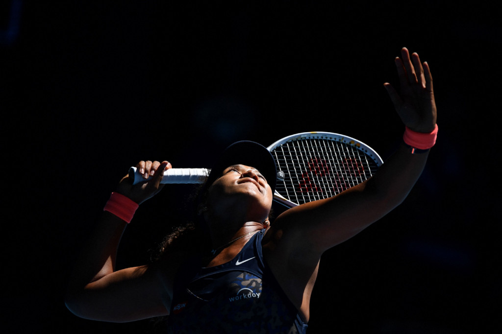 Pertandingan digelar di lapangan Rod Laver Arena, Kamis, 18 Februari 2021.