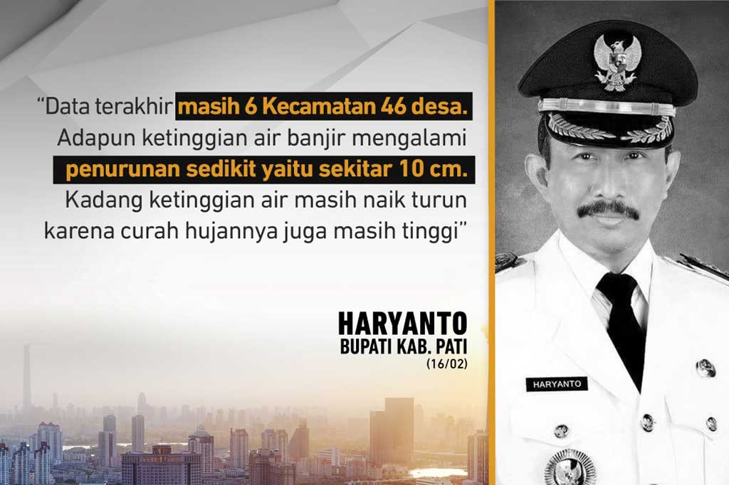 Banjir di Pati tak Kunjung Surut