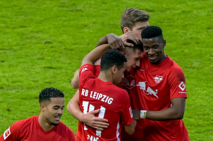 Ia berhasil menjangkau umpan Marcel Sabitzer untuk menutup laga dengan skor 3-0.