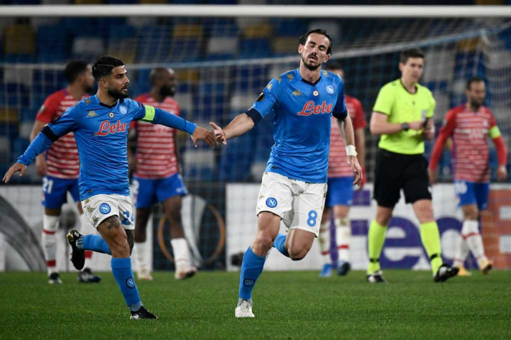 Pada menit ke-59 Napoli berhasil memelihara peluang mereka untuk melaju ke 16 besar ketika Fabian Ruiz meneruskan umpan Insigne untuk membuat kedudukan menjadi 2-1.