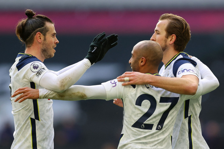 Gol-gol tuan rumah tercipta lewat Gareth Bale, Harry Kane, dan Lucas Moura.