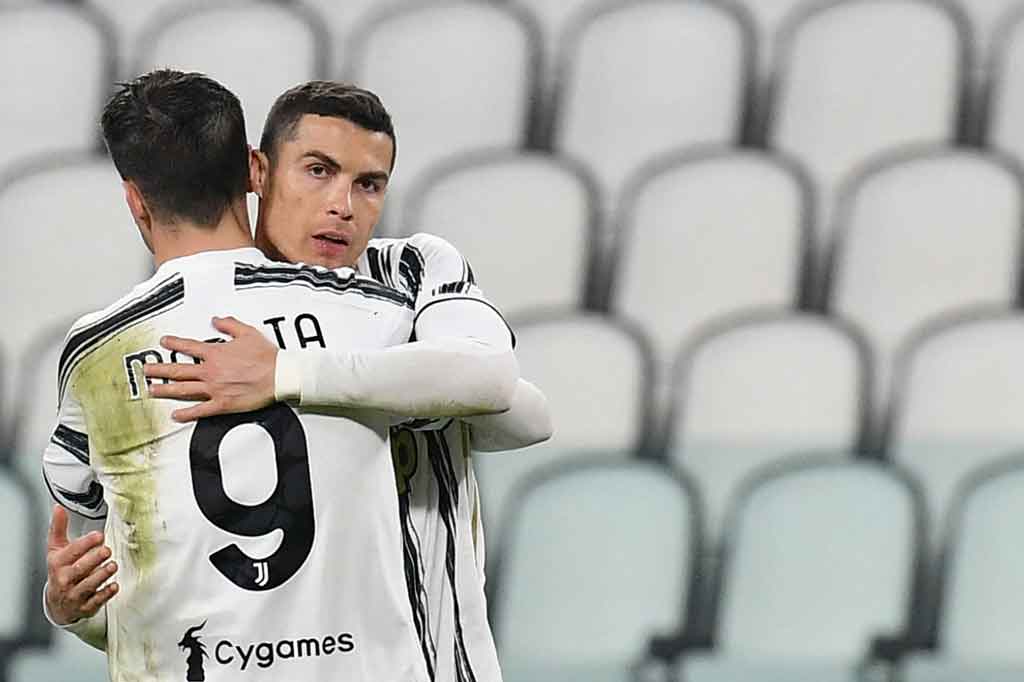 Satu menit menjelang bubaran, Ronaldo melengkapi kemenangan Juventus menjadi 3-0 saat mengakhiri sebuah serangan balik yang diawali keberhasilan Rodrigo Bentancur mencuri penguasaan bola dari Lucien Agourne.