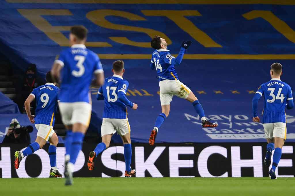 Itu merupakan gol pertama Lallana di Liga Premier sejak Oktober 2019 saat masih berseragam Liverpool dan menjebol gawang Manchester United.