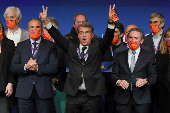 Dalam pemilihan, Victor Font berada di urutan kedua dengan perolehan 30 persen suara, sementara Toni Freixa di urutan ketiga. Laporta memenangkan 30.184 suara, Font 16.679, dan Freixa 4.769.