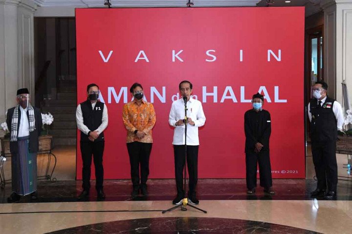Presiden berharap jumlah warga yang divaksinasi semakin banyak agar kekebalan komunal terhadap covid-19 bisa terbentuk.
