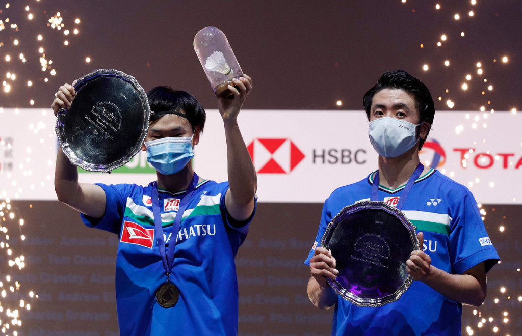 Gelar ganda putra sendiri diraih Hiroyuki Endo/Yuta Watanabe.