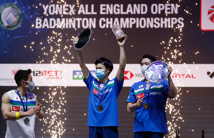 Pasangan unggulan empat itu berhasil mengalahkan Takeshi Kamura/Keigo Sonoda dalam pertarungan tiga set dengan skor 21-15, 17-21, dan 21-11.