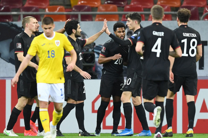 Hasil ini membuat Jerman tetap berada di puncak Grup J sementara dengan enam poin dari dua laga. Rumania turun ke peringkat keempat sementara. 