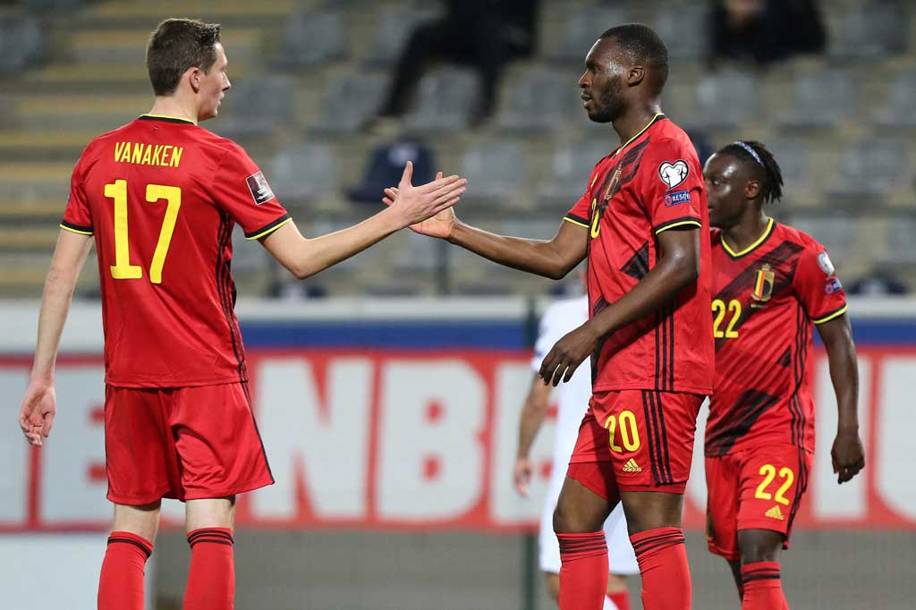 Pada menit ke-70, Christian Benteke yang baru enam menit merumput menggantikan Batshuayi mencetak gol keenam Belgia meneruskan umpan silang Toby Alderweireld.