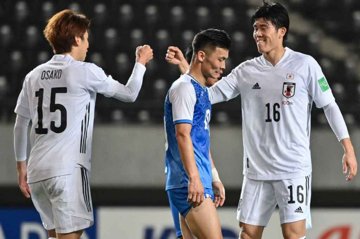 Di babak kedua Jepang tidak memberi ampun kepada tamunya dan memberondong sebanyak sembilan gol, masing-masing dicetak oleh Osaku (dua gol), Shou Inagaki (dua gol), Junya Ito (dua gol), Kyogo Furuhashi (dua gol), dan Takuma Asano.