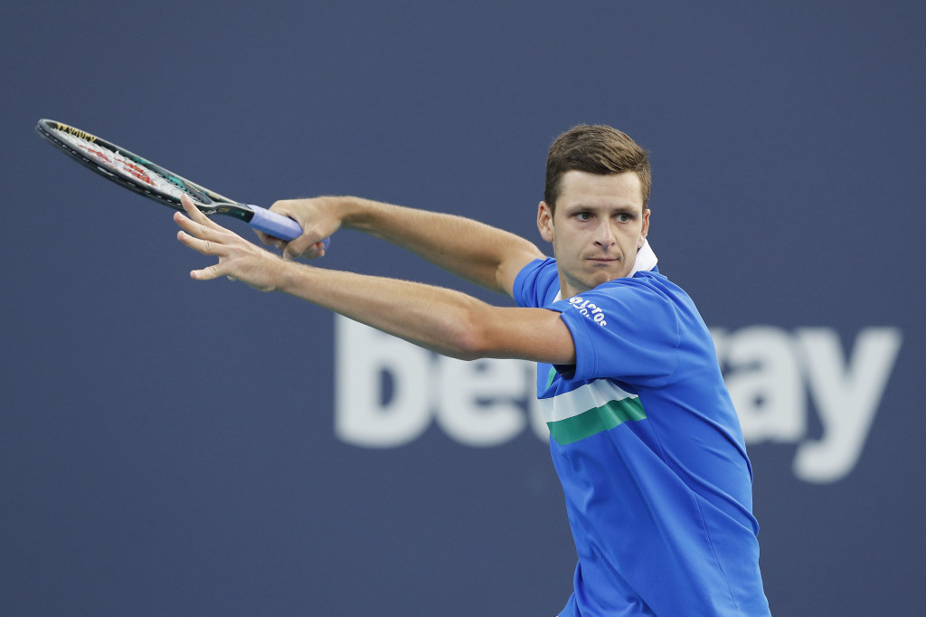 Petenis Polandia, Hubert Hurkacz maju satu langkah lebih dekat untuk memenangkan gelar turnamen Masters 1000 pertama dalam kariernya.