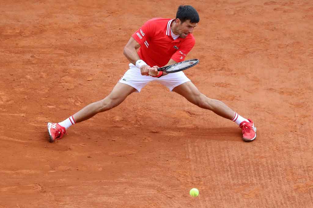 Djokovic butuh sekitar 1,5 jam untuk menuntaskan pertemuan perdananya dengan petenis peringkat 22 dunia Sinner, 19, dengan mencatatkan 20 winner.
