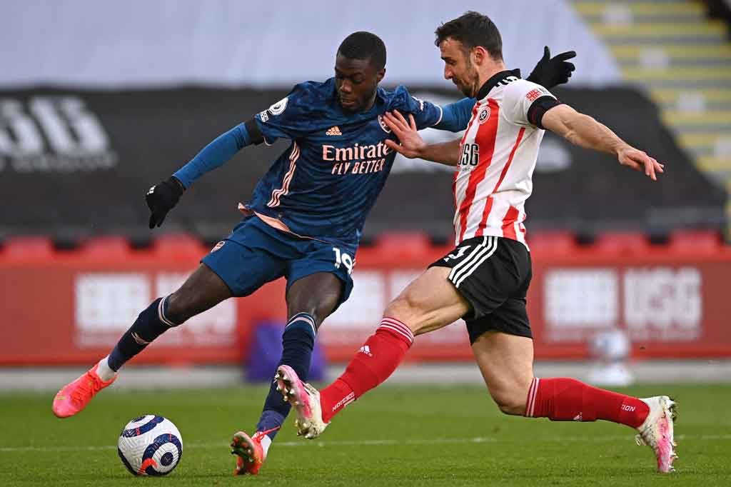 Memasuki pertandingan dengan wajib menang dan kehilangan Kieran Tierney yang cedera serta Pierre-Emerick Aubameyang yang dirawat di rumah sakit karena malaria, Arsenal tetap tampil agresif atas tuan rumah.