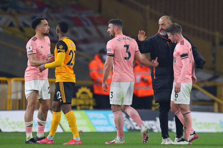 Sheffield kalah 0-1 saat bertandang ke Wolverhampton di Molineux, Minggu, 18 April 2021, dini hari WIB dalam lanjutan Liga Inggris.