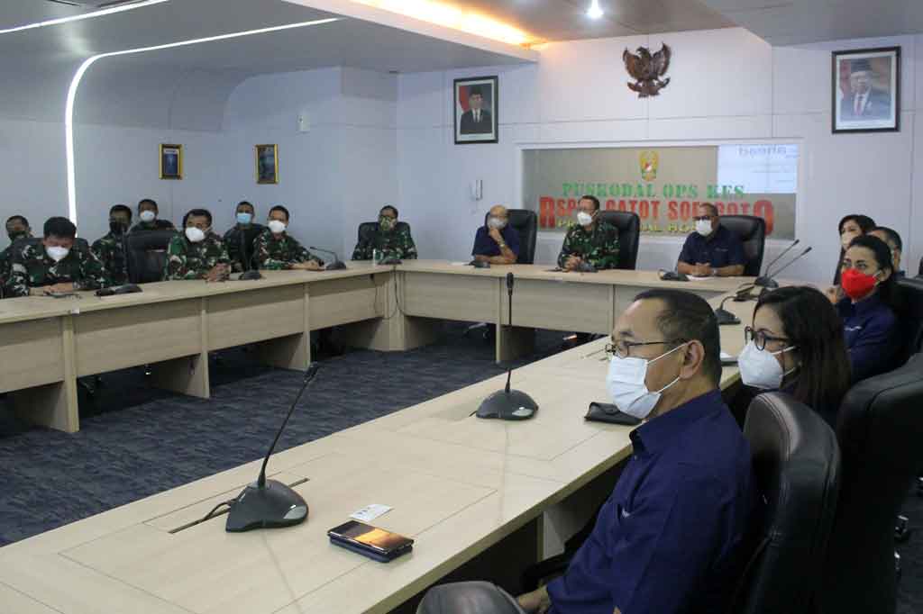 CEO MGN Mohammad Mirdal Akib mengungkapkan, kunjungan tersebut merupakan kunjungan balasan. Pihak RSPAD pernah mengunjungi The Media Hotel & Towers yang difungsikan sebagai fasilitas kesehatan sementara. 