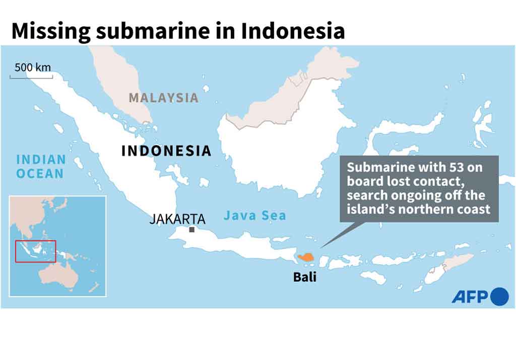 KRI Nanggala 402 Hilang Kontak di Perairan  Bali  Medcom id