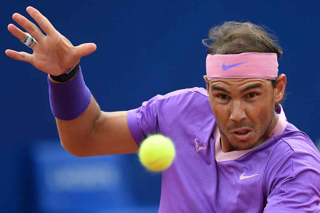 Di babak 16 besar pada Kamis, 22 April 2021, Nadal akan bertemu jagoan Jepang Kei Nishikori, juara Barcelona 2014 dan 2015, yang mengalahkan pemain Chile Chritian Garin 7-6 (7/5), 4-6, 6-1.