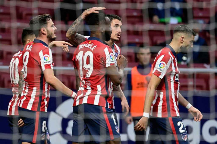 Setelah melancarkan serangan bertubi-tubi, Atletico akhirnya berhasil menggandakan keunggulan mereka pada menit ke-81 lewat Carrasco. Skor 2-0 bertahan hingga laga usai.