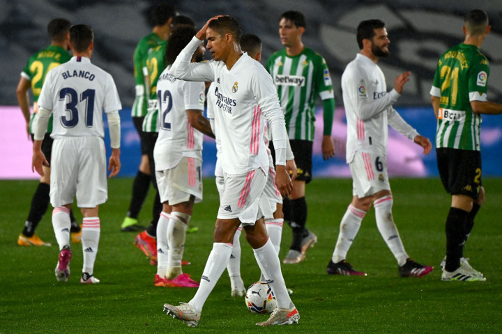 Real Madrid tertahan di kandang 0-0 saat menghadapi Real Betis, dalam lanjutan La Liga.