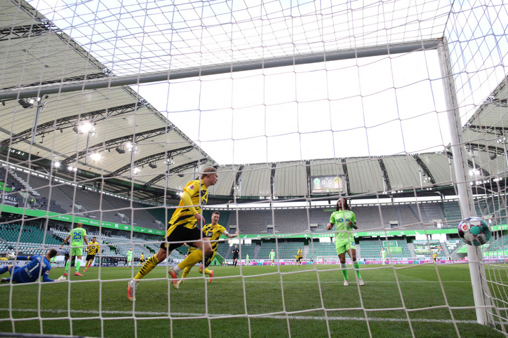 Hasilnya, Erling Haaland mampu mencetak gol pada menit ke-12.