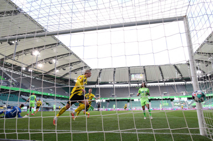 Hasilnya, Erling Haaland mampu mencetak gol pada menit ke-12.