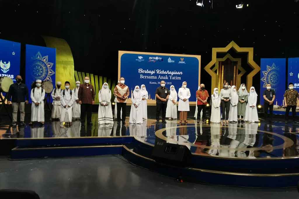 Anak yatim, kata dia, punya potensi besar menjadi sukses. Dia membeberkan sejumlah tokoh anak yatim yang sukses, salah satunya Pendiri Media Group Surya Paloh.