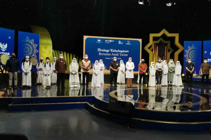 Anak yatim, kata dia, punya potensi besar menjadi sukses. Dia membeberkan sejumlah tokoh anak yatim yang sukses, salah satunya Pendiri Media Group Surya Paloh.