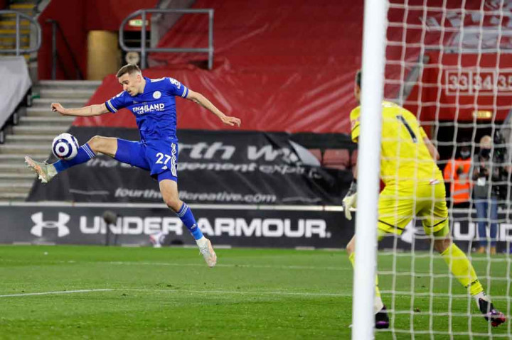 Di detik-detik akhir pertandingan peluang bagus terakhir diperoleh Leicester, sayang tembakan voli Castagne menyambut umpan silang Tielemans masih melenceng dan skor imbang 1-1 bertahan hingga peluit bubaran.