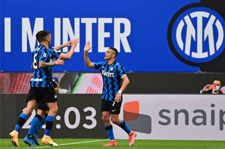 Gol-gol kemenangan Inter dicetak oleh Roberto Gagliardini (4'), Alexis Sanchez (26', 36'), Andrea Pinamonti (61'), dan Lautaro Martinez (70'). 
Sedangkan gol hiburan Sampdoria dicetak Keita Balde (35').