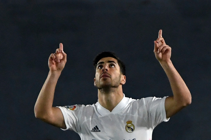 Real Madrid bisa menyamakan skor via Marco Asensio pada menit ke-66.