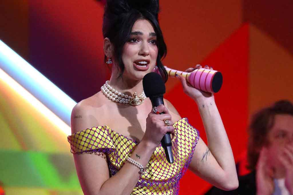  Dua Lipa memenangi penghargaan British Album of the Year di Brit Awards di London, pada Selasa, 11 Mei 2021 waktu setempat.