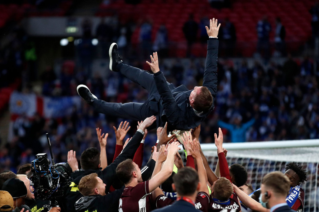 Bagi Leicester,ini trofi pertamanya bersama manajer Brendan Rodgers.
