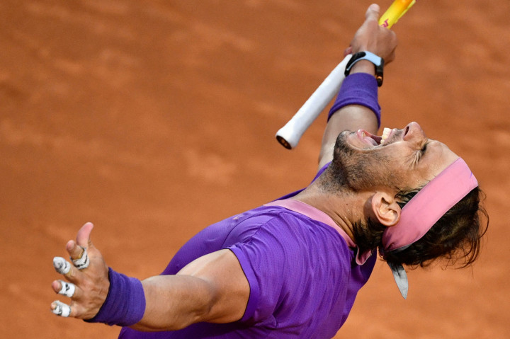 Nadal pun menyudahi pertandingan final Italia Terbuka  itu dengan menyamai rekor Djokovic untuk memenangkan 36 gelar ATP Masters 1000 di sepanjang kariernya.
