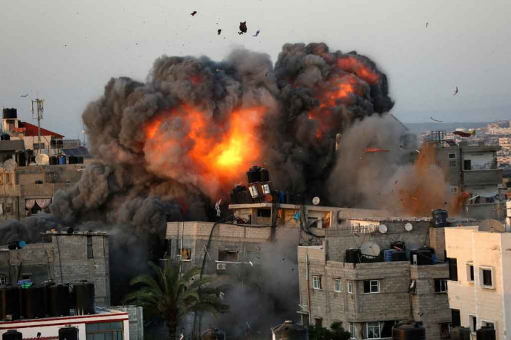 Satu-satunya laboratorium covid-19 di daerah kantong Palestina di Jalur Gaza tidak lagi dapat melakukan pengujian karena serangan udara Israel pada Senin, 17 Mei 2021.