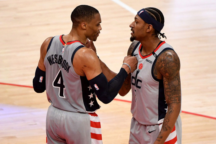 Bradley Beal mencetak 25 poin, Russell Westbrook menambahkan 18 poin, 15 assist dan delapan rebound saat Washington finis di peringkat kedelapan Wilayah Timur. 