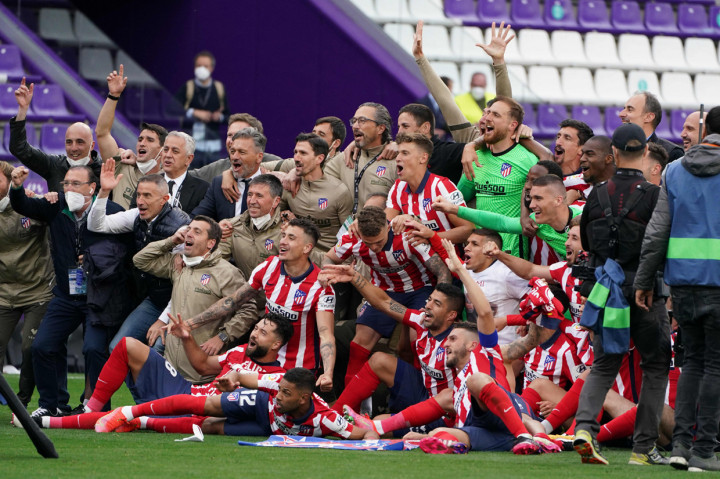 Atletico Madrid tampil sebagai juara Liga Spanyol 2020/2021. 