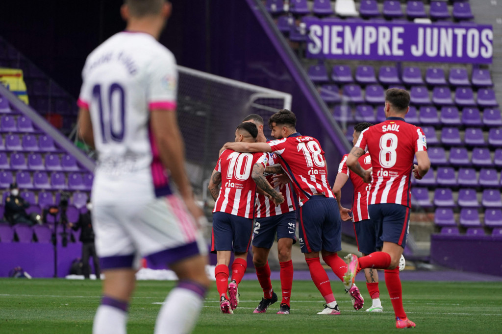 Atletico sempat tertinggal lebih dulu setelah Oscar Plano mencetak gol pada menit ke-18 untuk membawa Valladolid unggul.