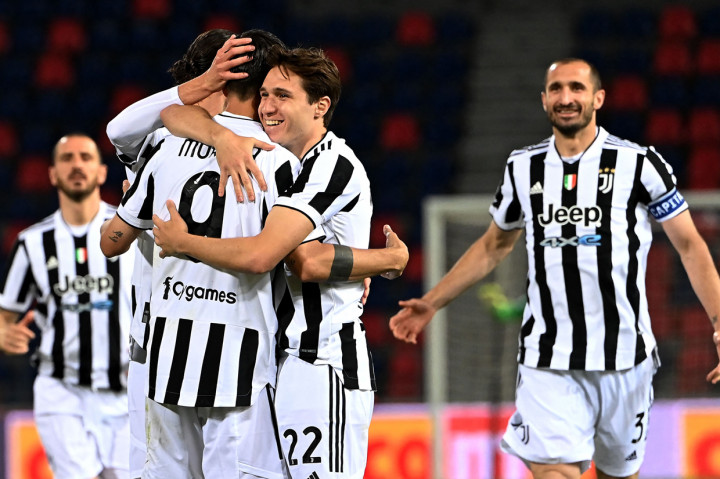 Juventus berhasil merebut tiket Liga Champions di pekan terakhir Liga Italia usai mengalahkan Bologna 4-1. 