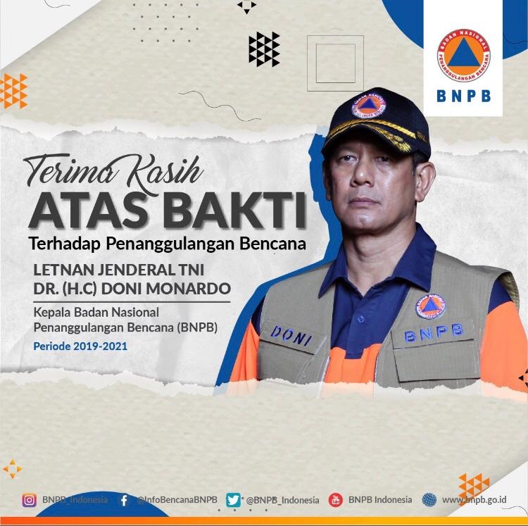 Terimakasih Doni Monardo, Selamat Bertugas Ganip Warsito!