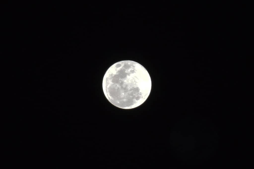 Fenomena super blood moon di Tajurhalang, Bogor, Jawa Barat.