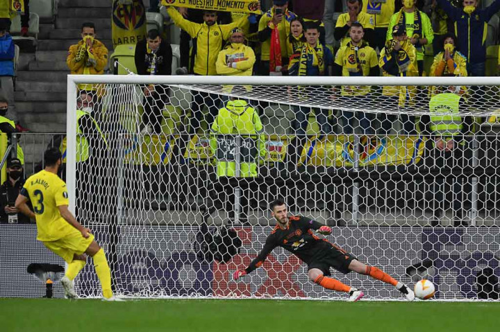 Pemenang harus ditentukan lewat adu penalti setelah keunggulan yang dimiliki Villarreal lewat Gerard Moreno disamakan oleh MU melalui gol Edinson Cavani, dan skor 1-1 bertahan hingga babak tambahan waktu.