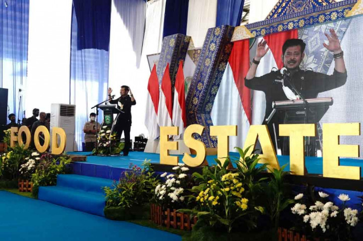Menteri Pertanian Syahrul Yasin Limpo berharap hasil pertanian dari food estate yang ada di daerah bisa memasok hasil pertanian untuk seluruh wilayah Indonesia.