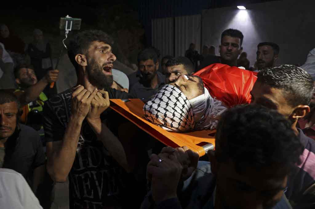 Pasukan Israel pada hari Jumat, 28 Mei 2021, menembak mati seorang pria Palestina selama bentrokan di Tepi Barat yang diduduki.
