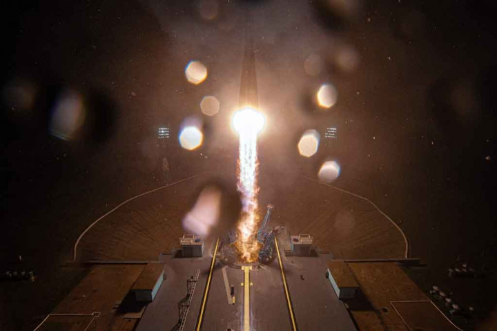 Roket Soyuz lepas landas pada pukul 1738 GMT. Peluncuran dilakukan oleh Arianespace, perusahaan peluncuran satelit terkemuka dunia.