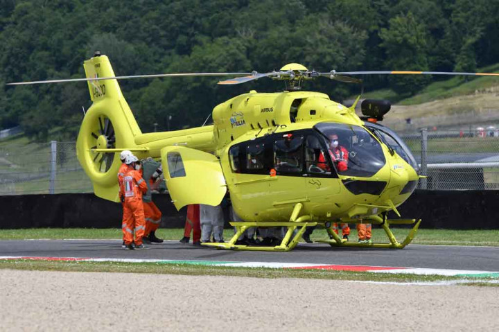 Belum diketahui seberapa parah cedera yang dialami Dupasquier.