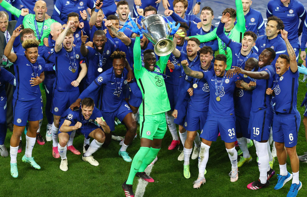 Chelsea menang 1-0 atas Manchester City dalam laga final Liga Champions di Stadion Do Dragao, Porto, Portugal, Minggu, 30 Mei 2021, dini hari WIB. 