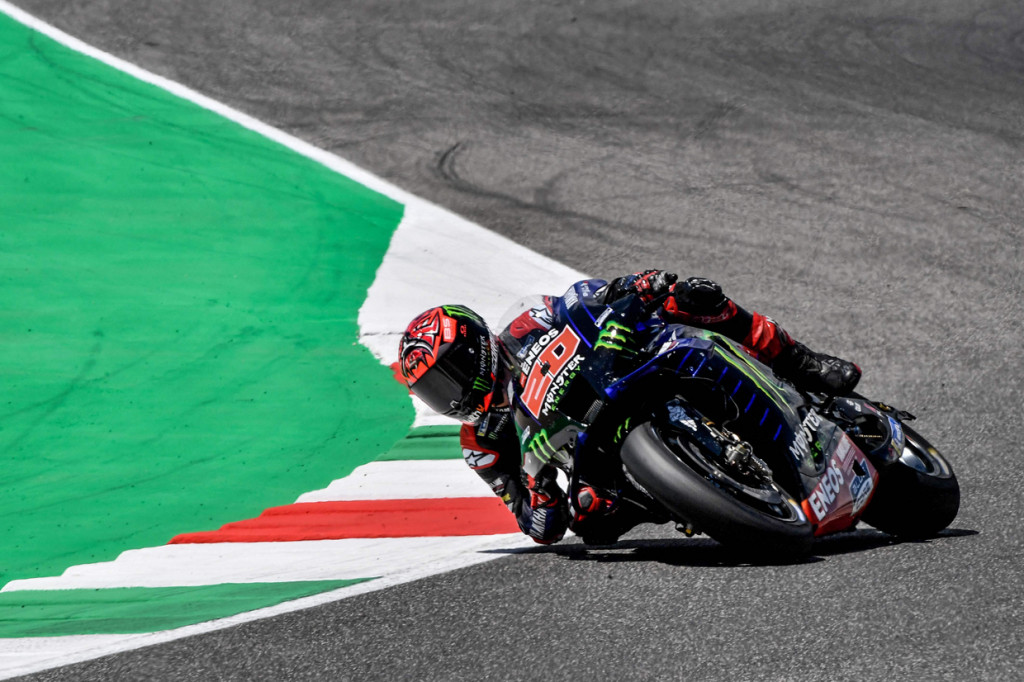 Fabio Quartararo finis pertama di Mugello, menyempurnakan hasil kualifikasi saat dia menjadi yang tercepat sehingga balapan dari posisi pertama.